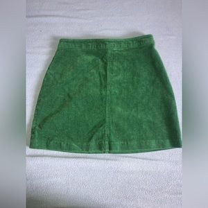 Forever 21 Green Corduroy Skirt (S)